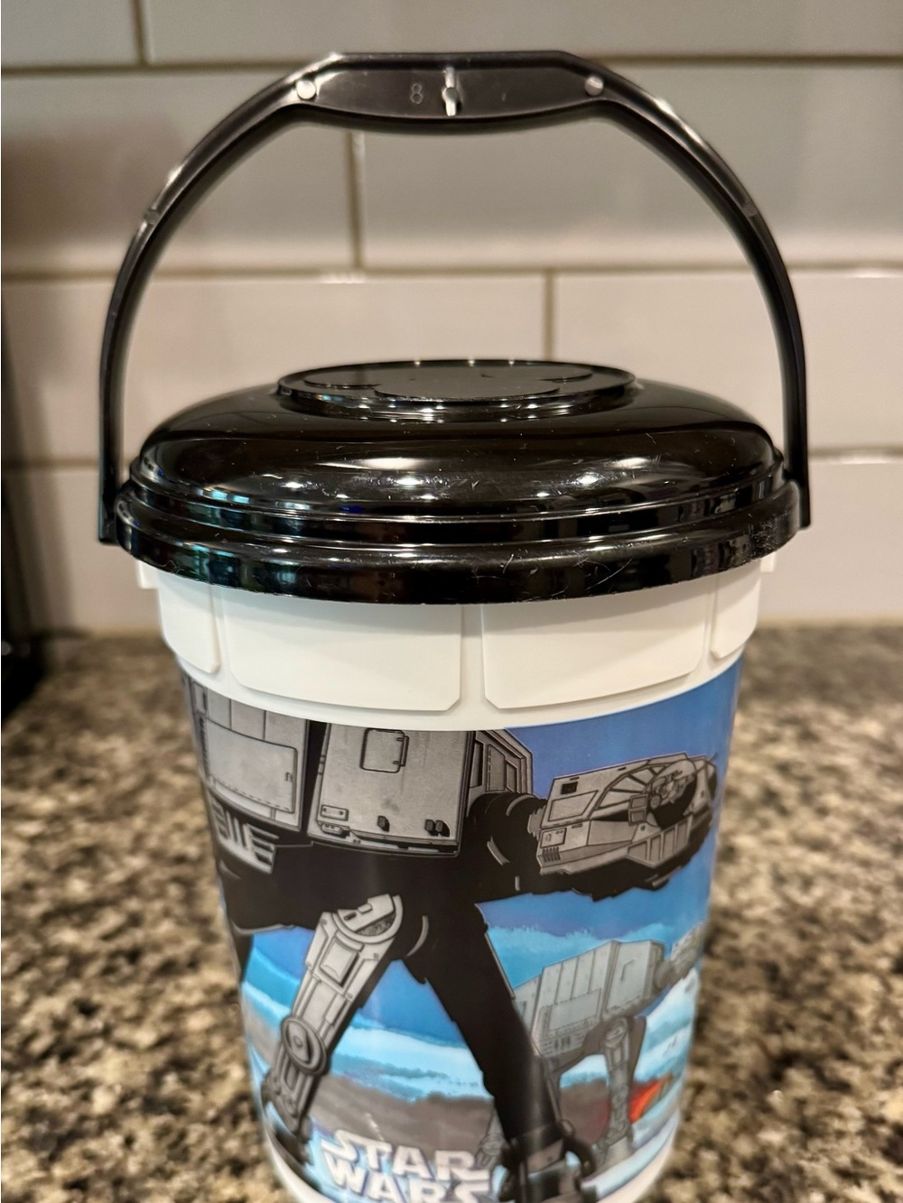 Disney Parks Star Wars AT-AT Walker Snowspeeder Hoth Popcorn Bucket W/Lid*